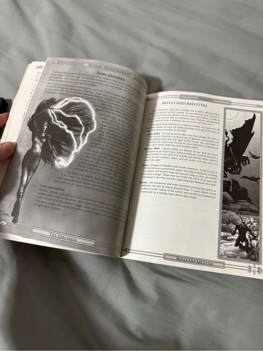 Blizzard Diablo II Game Manual - Black and Red
